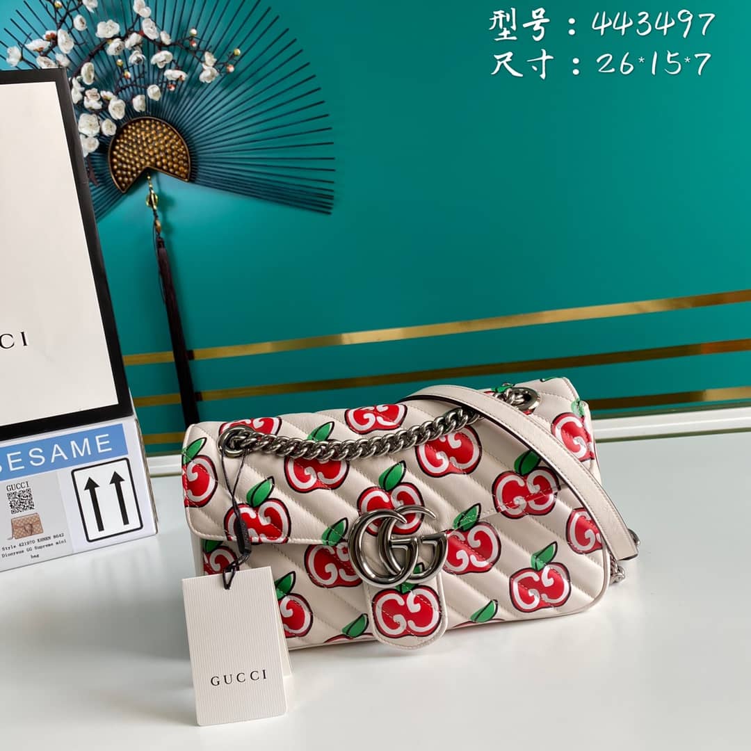Gucci Marmont GG Small matelassé Shoulder Bag Replica 443497 - DEEPREPS