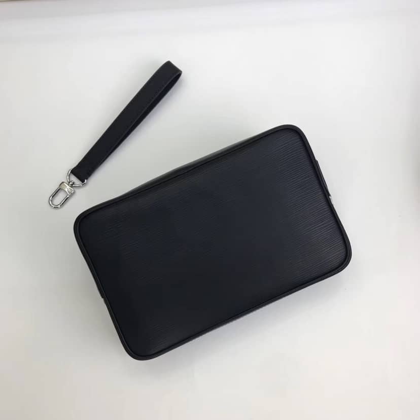 Louis Vuitton Kasai Clutch Epi Leather Replica Black M51726 - DEEPREPS