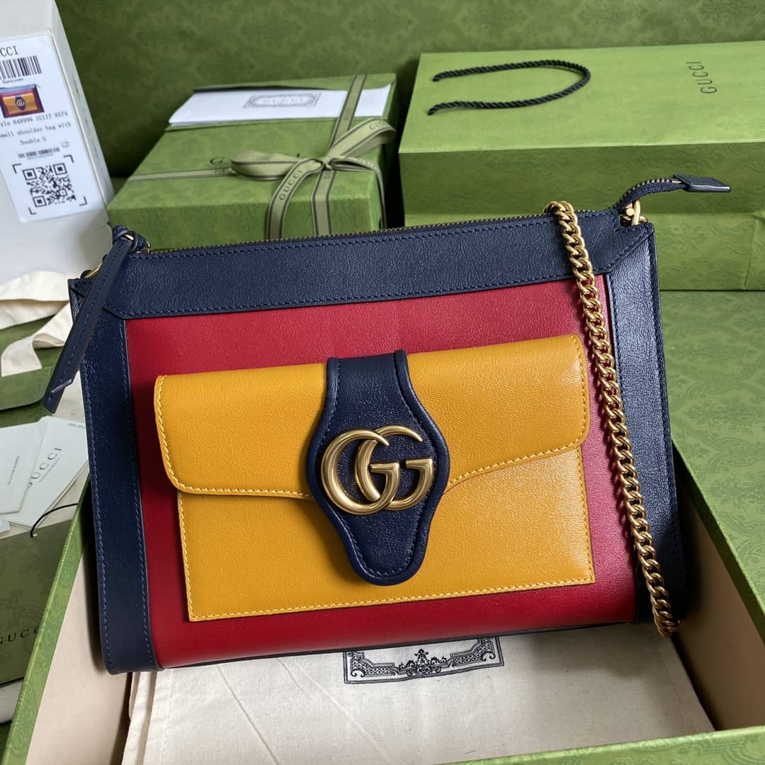 Gucci Double G Small Shoulder Bag Replica 648999 - DEEPREPS