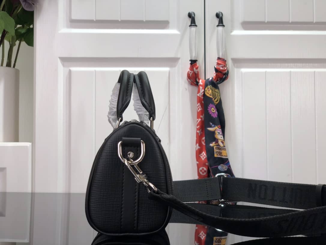 Louis Vuitton x Nigo Keepall XS Leather Monogram Replica Bag Black M81010 - DEEPREPS