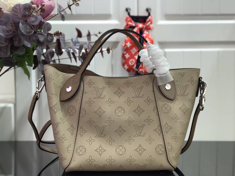 Louis Vuitton Mahina Hina PM Leather Tote Replica Apricot M54353 - DEEPREPS