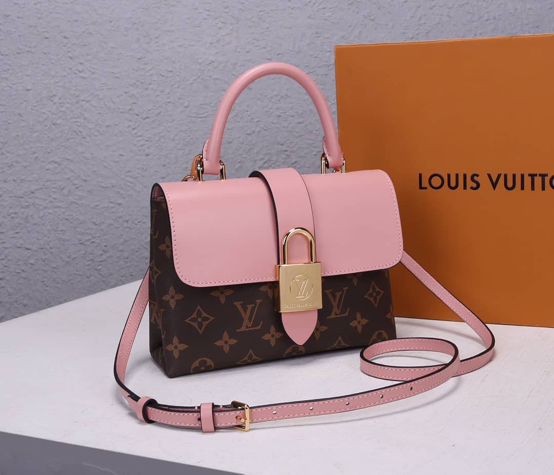 Louis Vuitton Locky BB 2way Replica Shoulder Bag Pink M44141 - DEEPREPS
