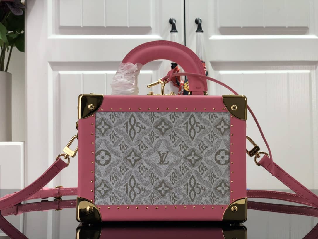 Louis Vuitton Valisette Tresor Monogram Canvas Replica Box Gray M45675 - DEEPREPS