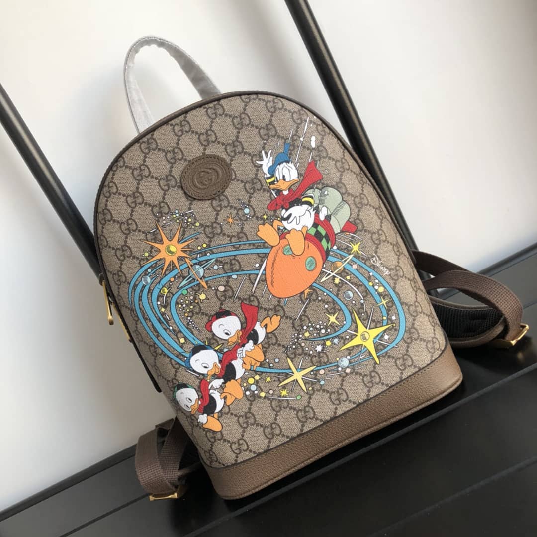 Gucci Disney Small Supreme Replica Backpack Brown 552884 - DEEPREPS