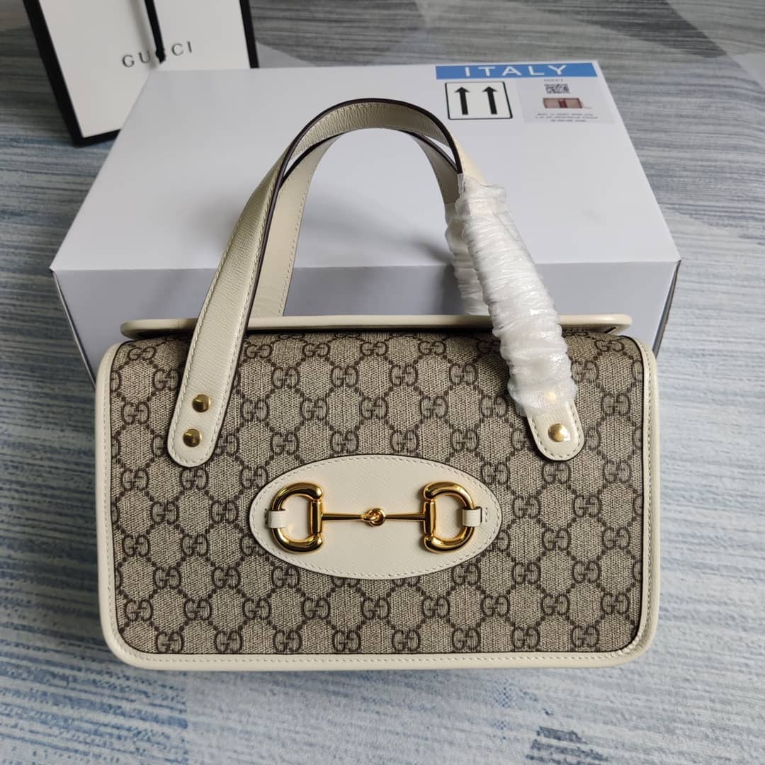 Gucci 1955 Horsebit Small Top Handle Bag Replica 627323 - DEEPREPS