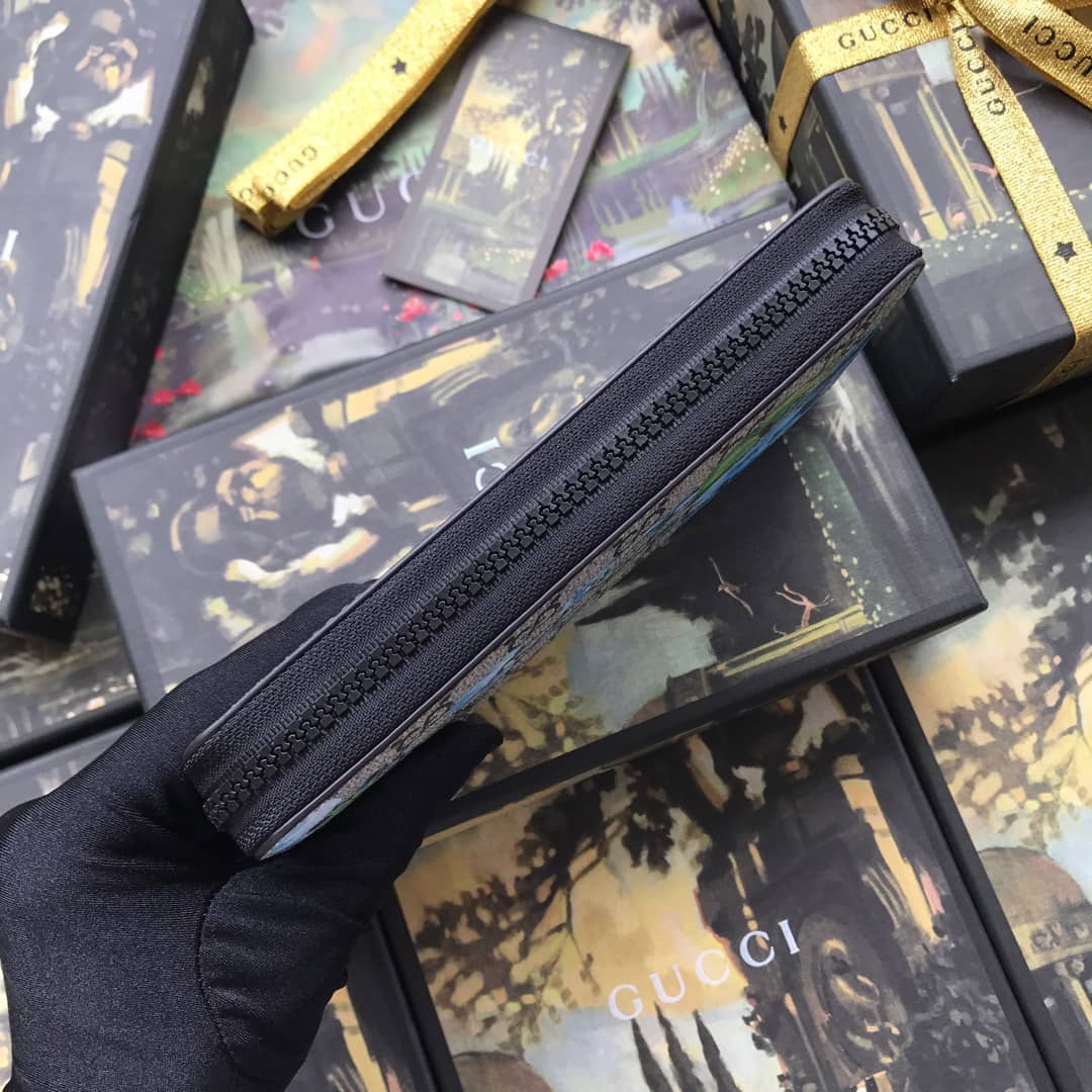 Gucci Bloom Dupes Round Zipper Wallet 408665 - DEEPREPS