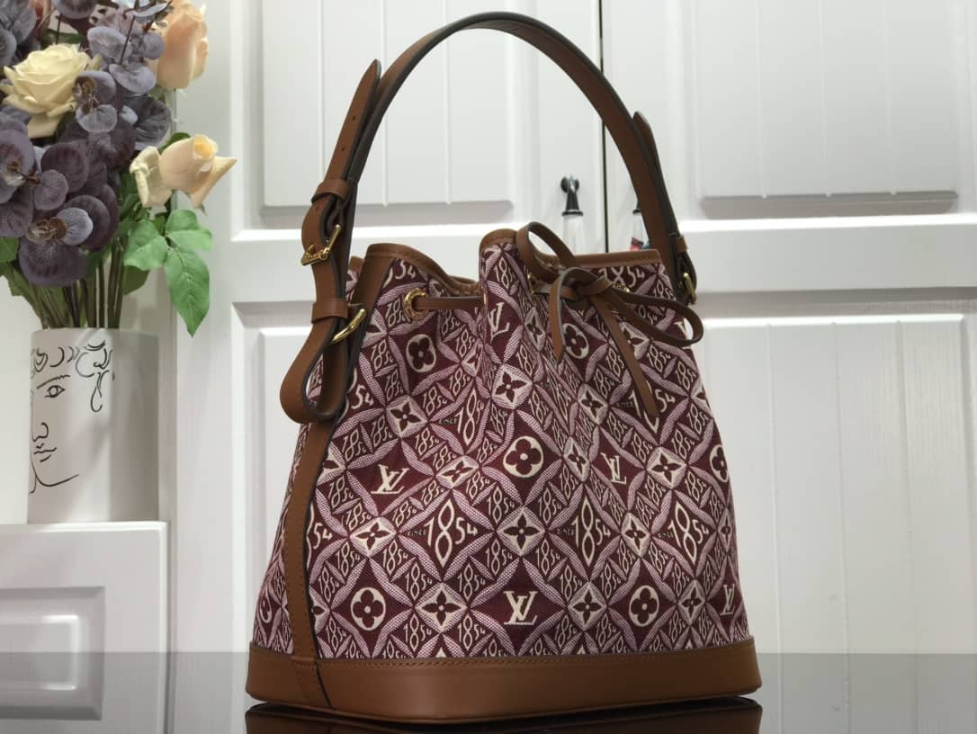 Louis Vuitton Monogram Jacquard Since 1854 Petit NOE Replica Bag M57154 - DEEPREPS