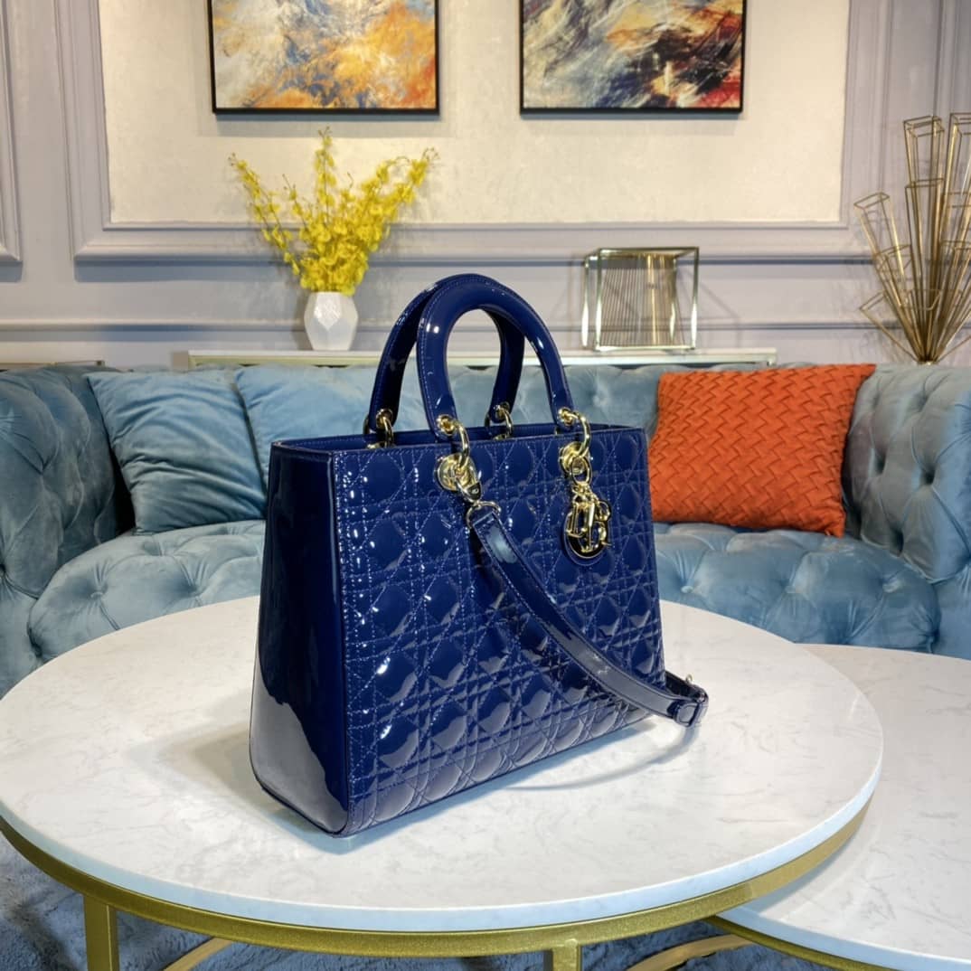 Lady Dior Dupe 32CM Replica Bag(Cola) - DEEPREPS