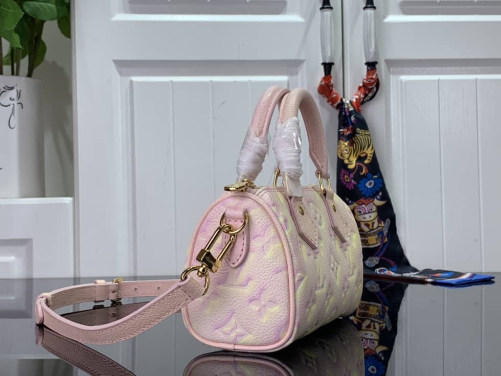 Louis Vuitton Nano Speedy Pink M81508 Replica Shoulder Bag - DEEPREPS