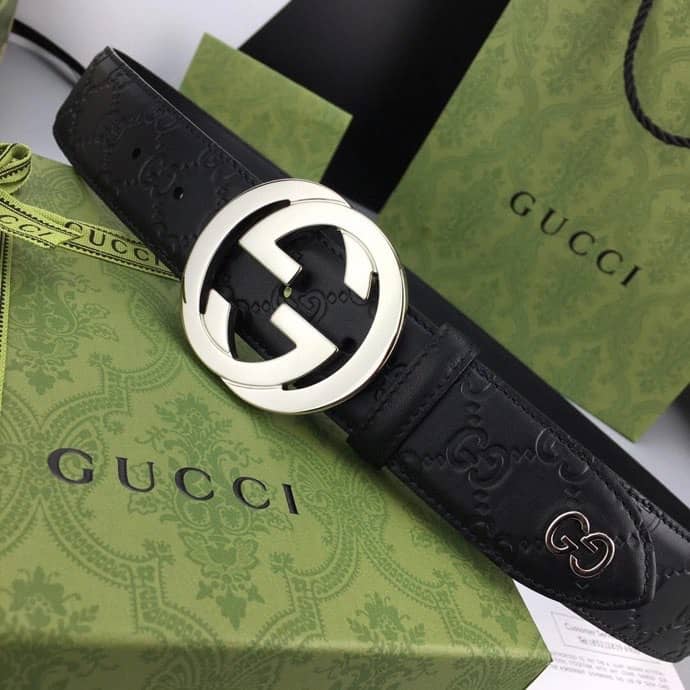 Knockoff Gucci Logo Belt 40mm - DEEPREPS