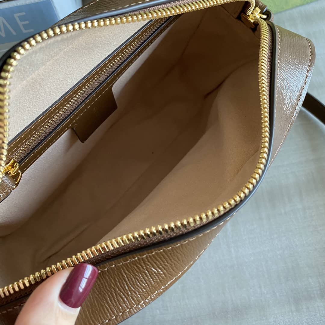 Gucci Horsebit 1955 GG Crossbody Bag Replica Brown 645454 - DEEPREPS