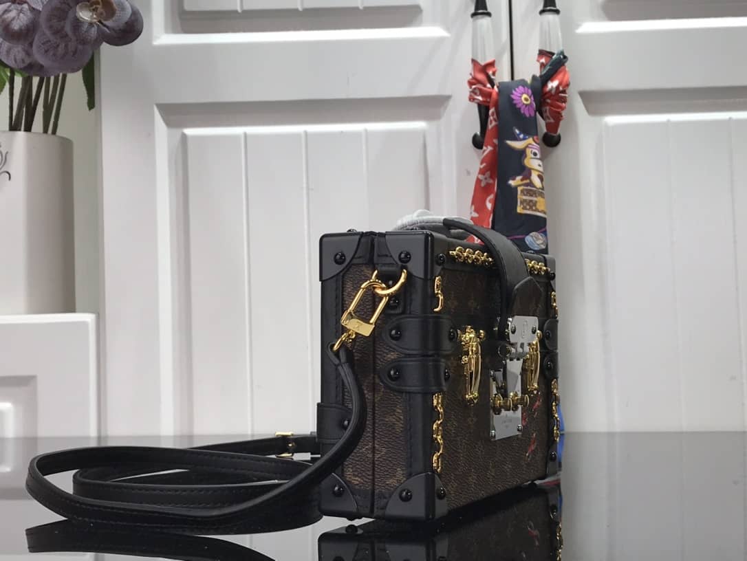 Louis Vuitton Petite Malle Monogram Canvas Replica Bag M45554 - DEEPREPS