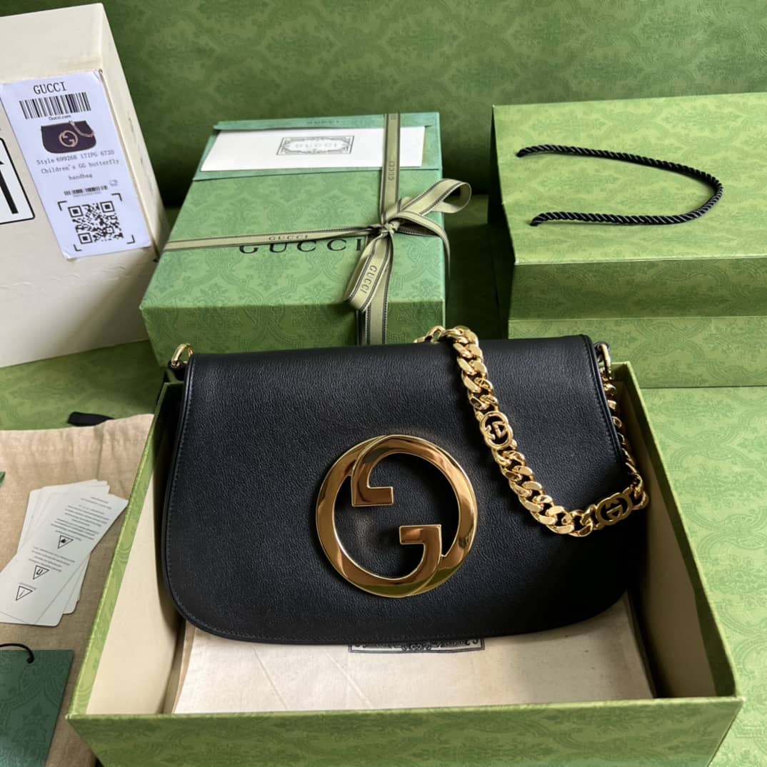 Gucci Blondie Black 699268 Replica Shoulder Bag - DEEPREPS
