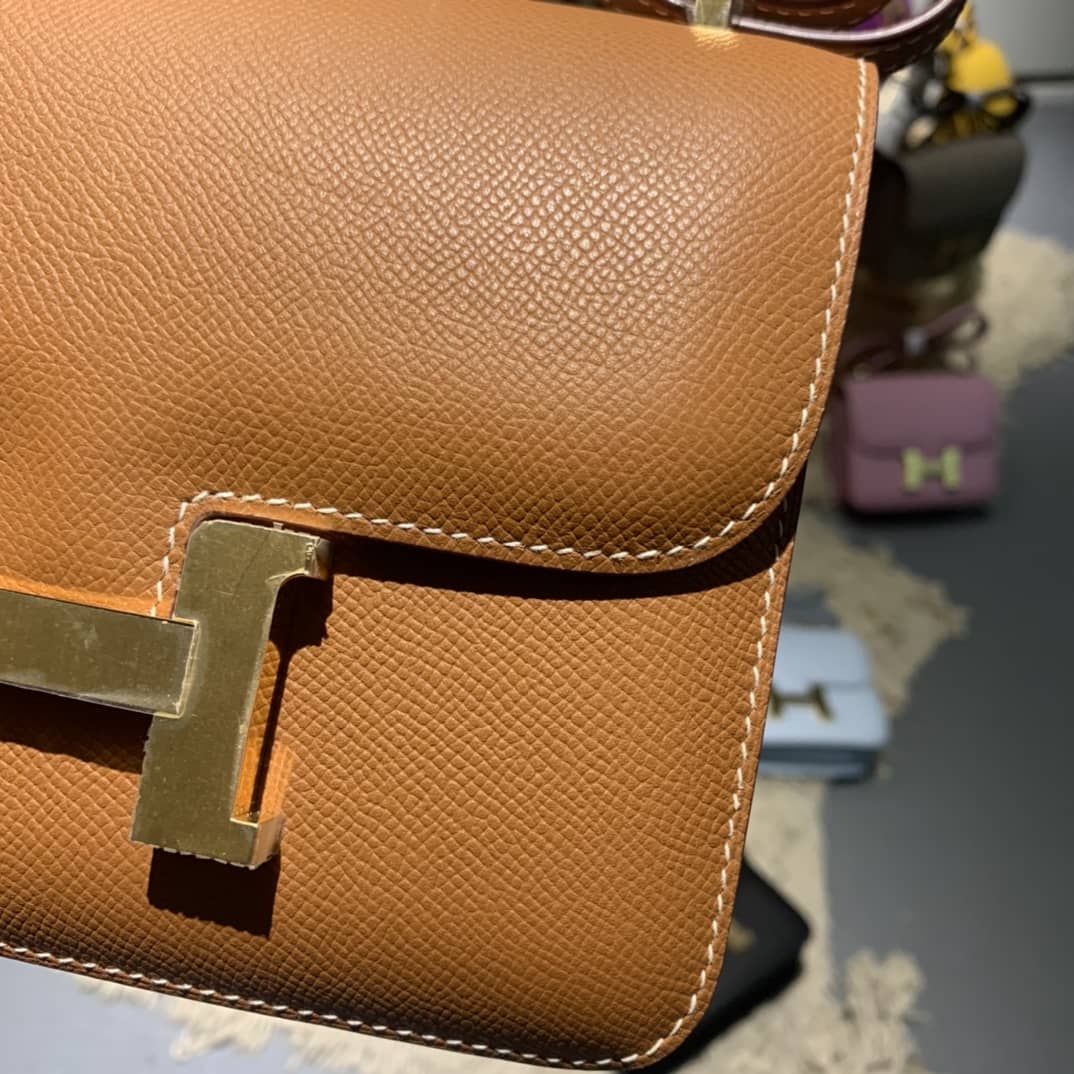 Hermes Replica Constance Bag 18CM Epsom Leather - DEEPREPS