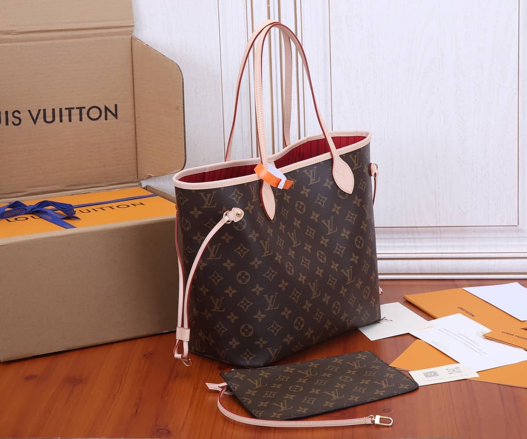 Louis Vuitton Monogram Canvas Neverfull MM Bag Replica M41177 - DEEPREPS
