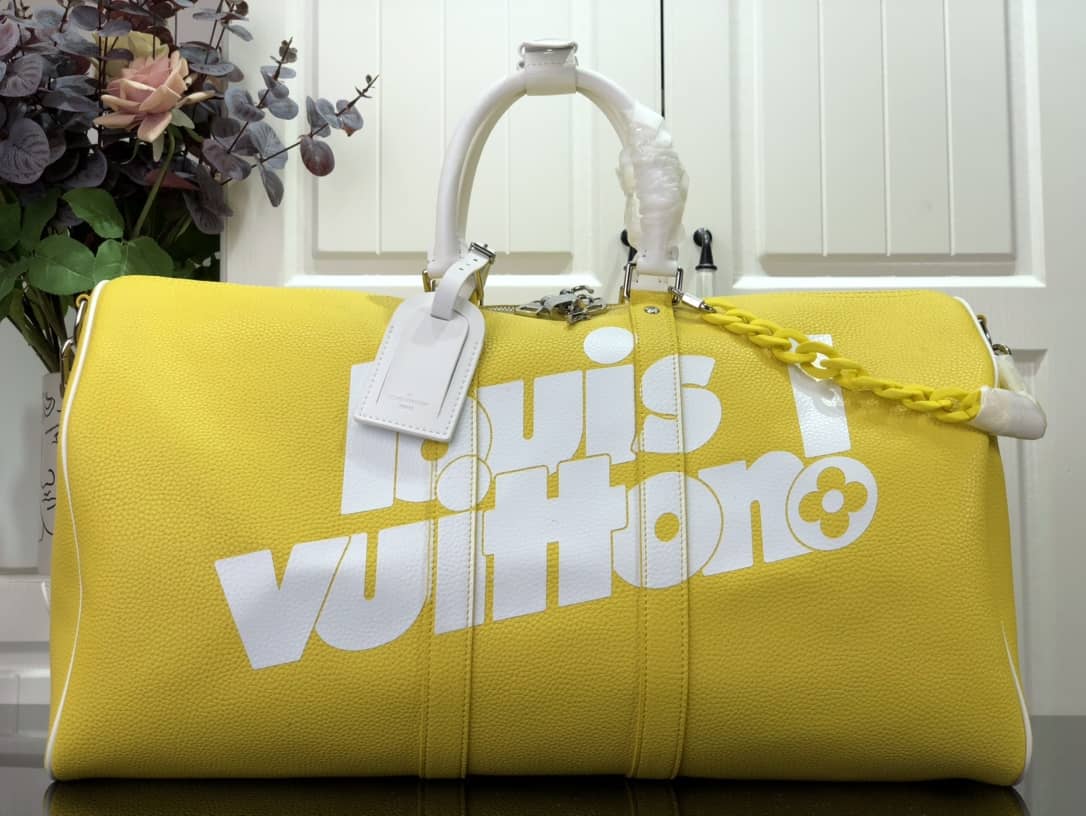 Louis Vuitton Keepall Bandoulière 50 Bag Cowhide Leather Replica M58748 - DEEPREPS