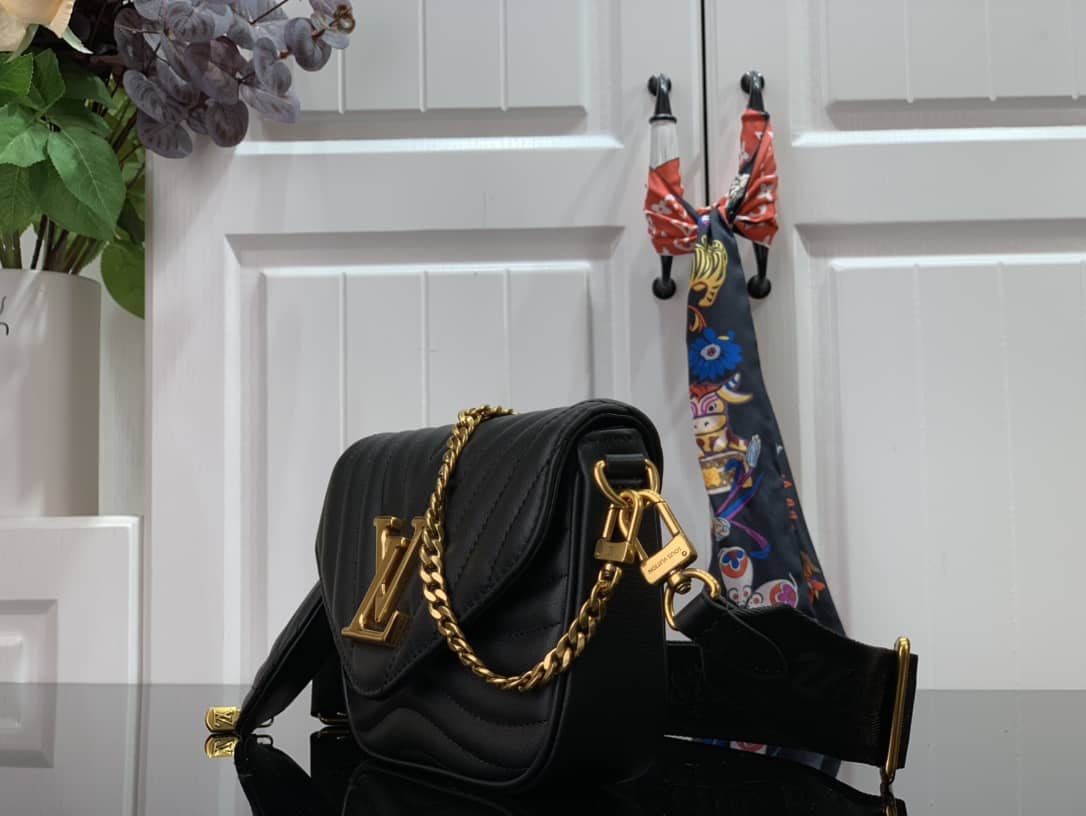 Louis Vuitton New Wave Multi Replica Pochette Black M56466 - DEEPREPS