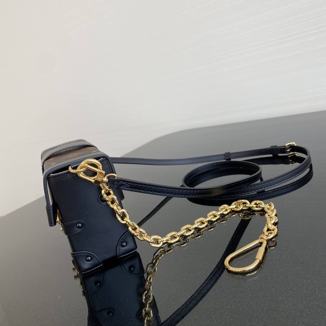 Louis Vuitton Mini Trunk Monogram Canvas Key Chain Replica Bag 44188M - DEEPREPS
