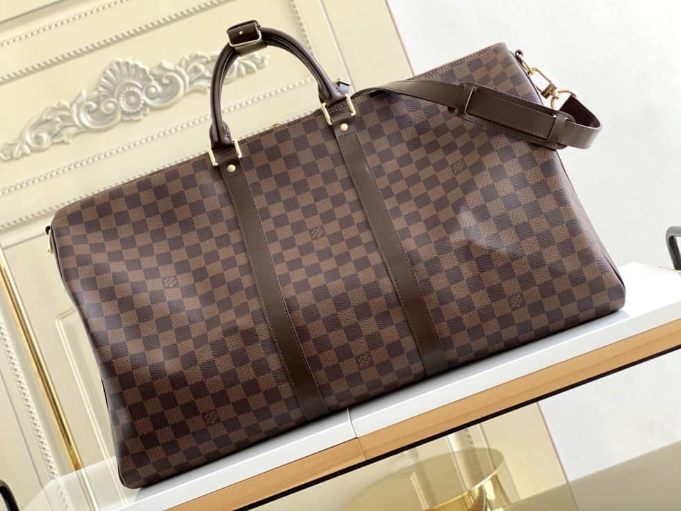 LV Duffle Bag Replica Keepall Bandouliere 55 Monogram M41414 - DEEPREPS