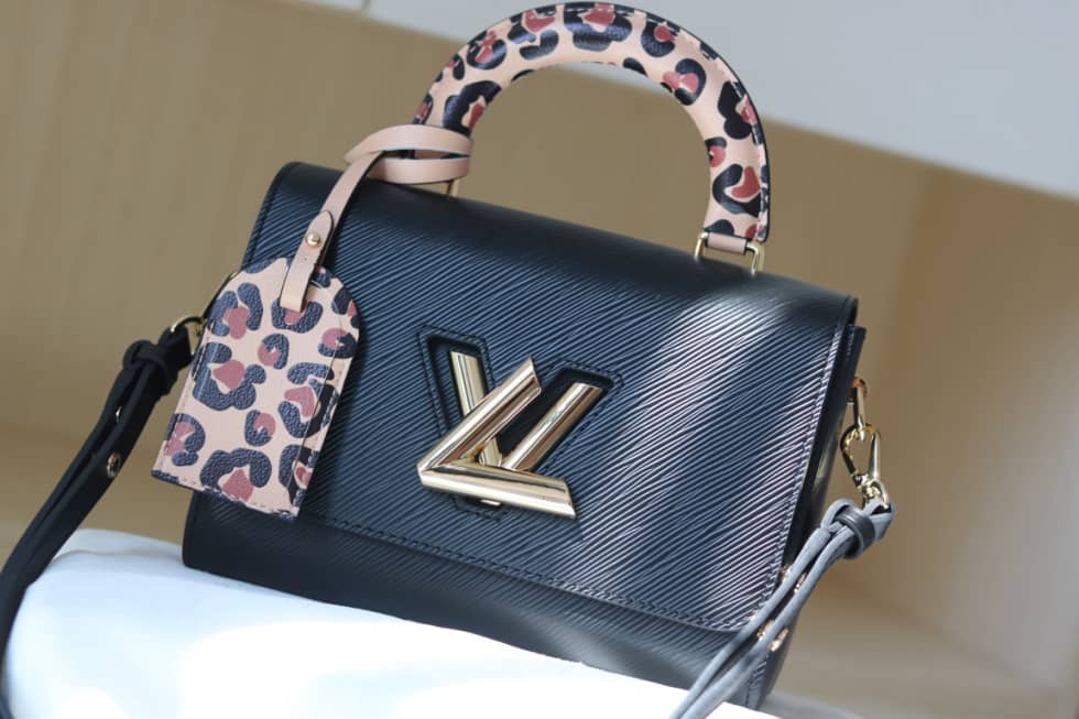 Louis Vuitton Twist Leopard Handle Bag Epi Leather PM M50362 Replica Shoulder Bag - DEEPREPS