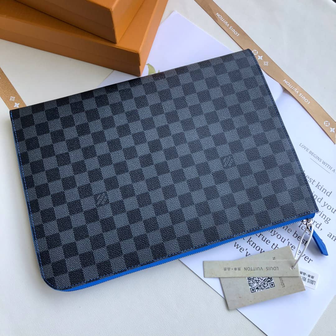 Louis Vuitton Pochette Jour PM Damier Graphite Bag Replica N64032 - DEEPREPS