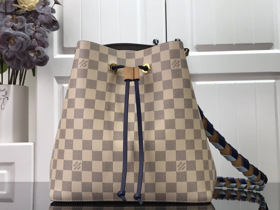 Louis Vuitton Damier Azur Coated Canvas NéoNoé MM Replica Bag N50042 - DEEPREPS