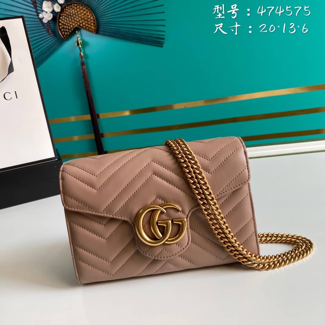 Gucci Marmont GG Matelassé Mini Bag Replica 474575 - DEEPREPS