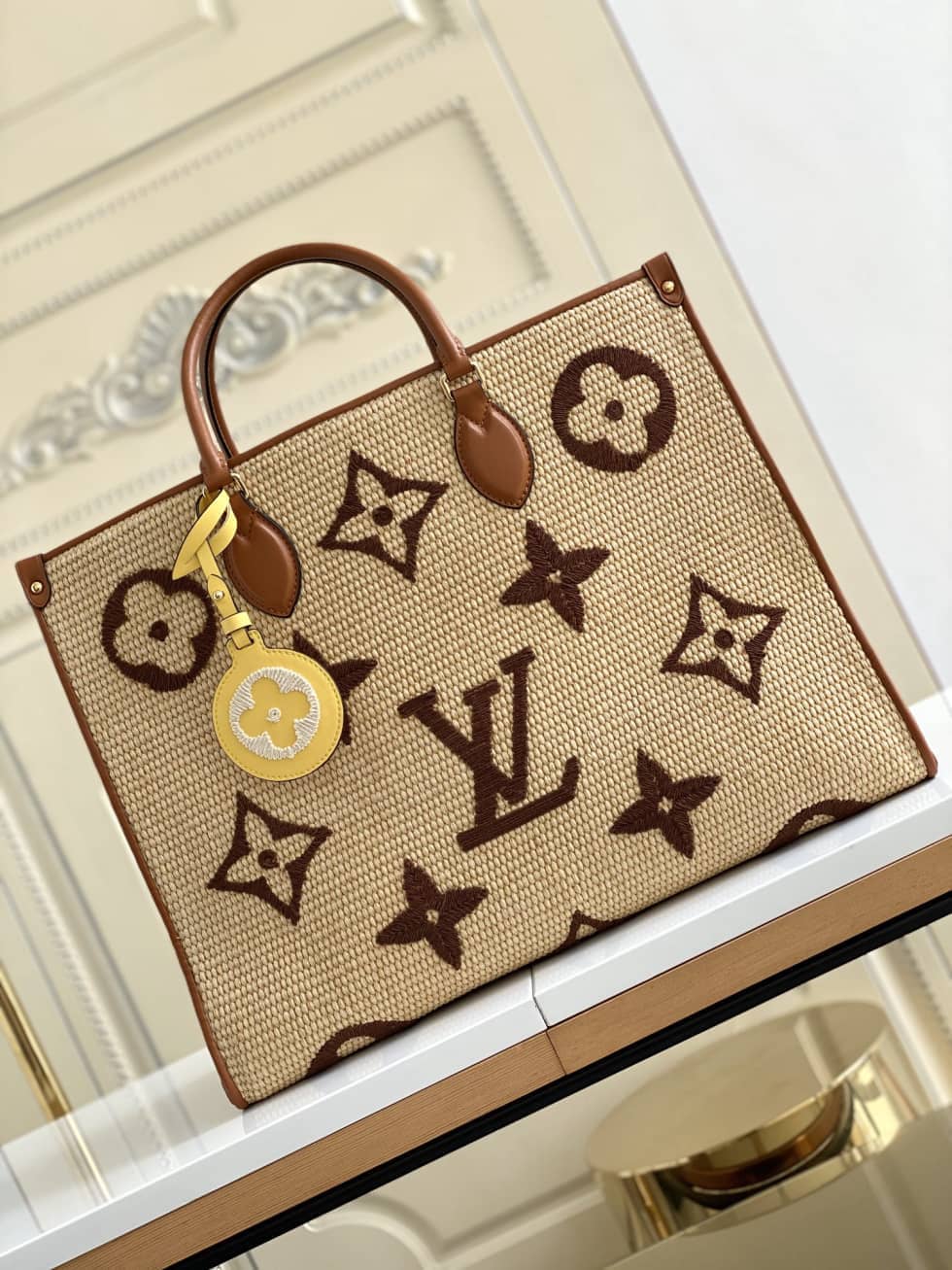 Louis Vuitton OnTheGo Monogram Giant Raffia Tote - DEEPREPS