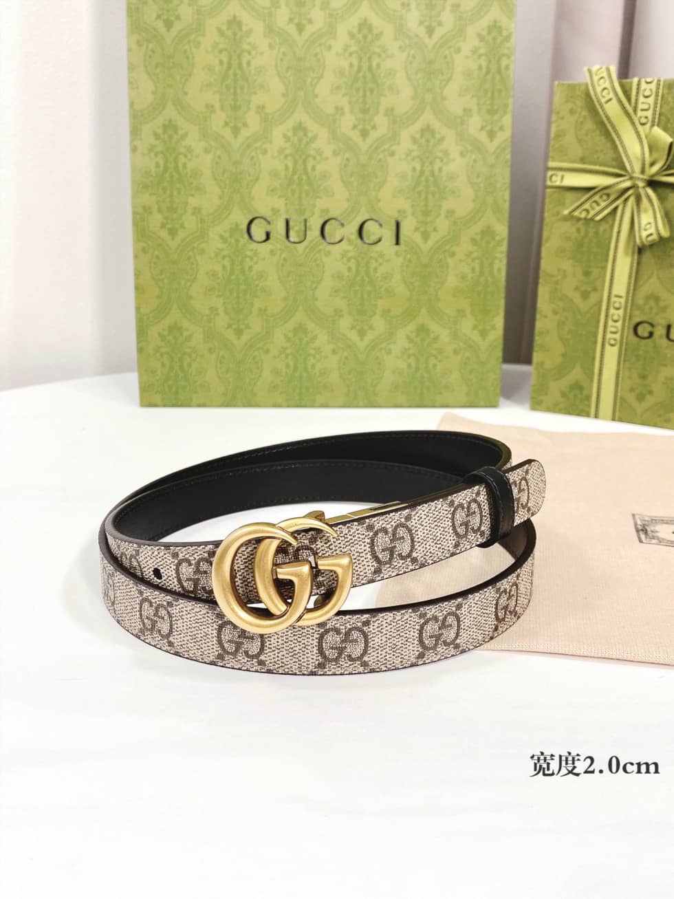 Gucci Belt Dupe 20mm For Lady - DEEPREPS