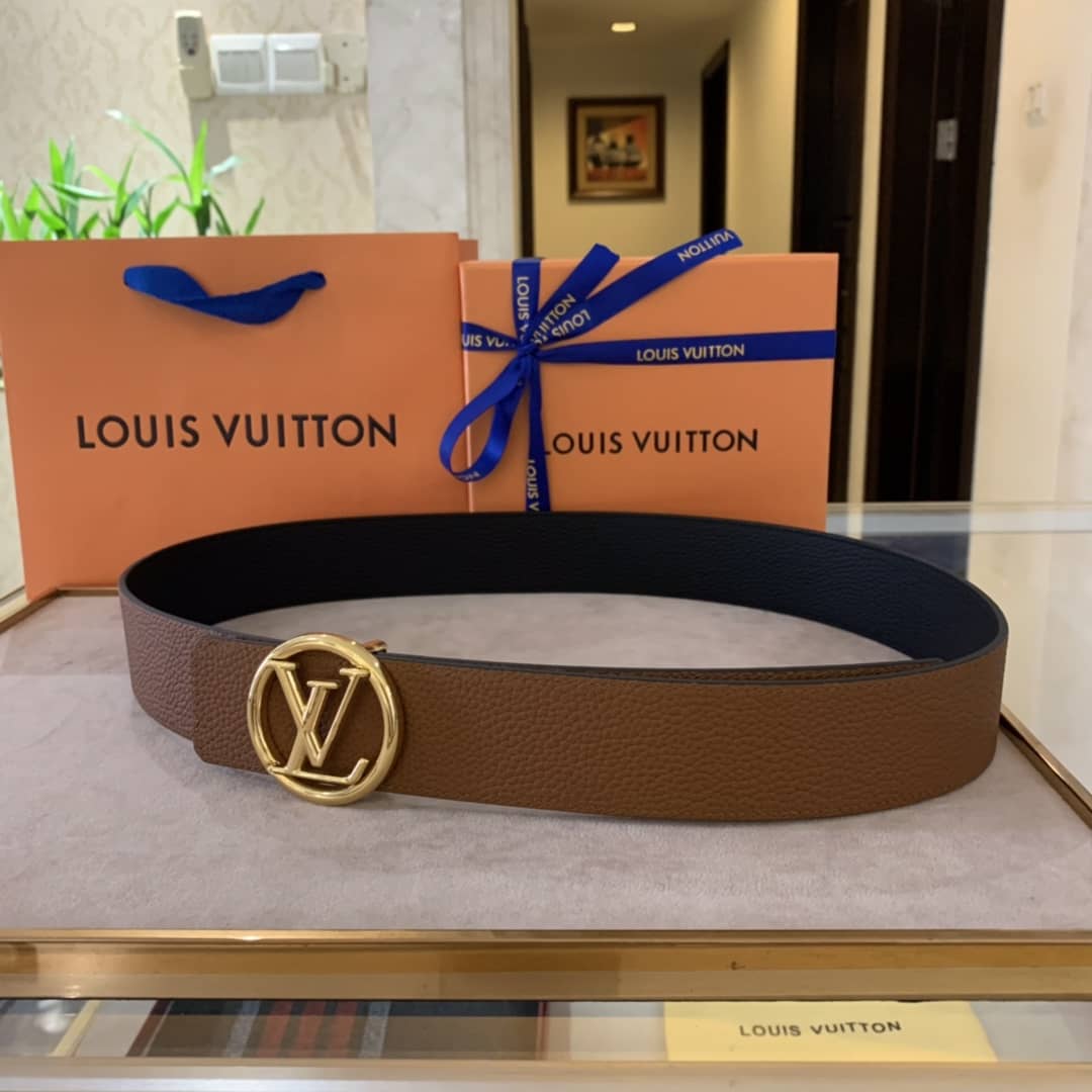 Replica Louis Vuitton Buckle Belt 40mm - DEEPREPS