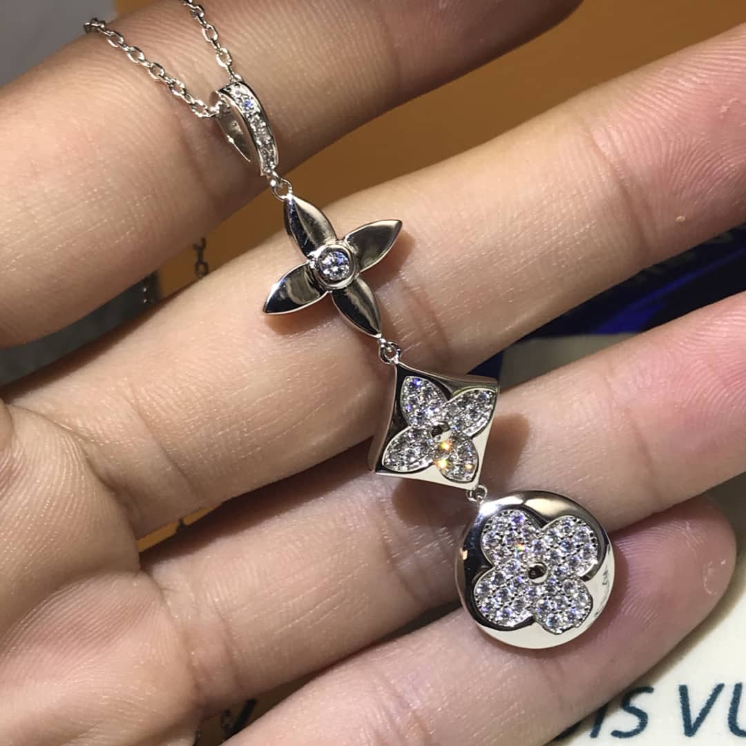 Knockoff Louis vuitton Logo Necklace - DEEPREPS