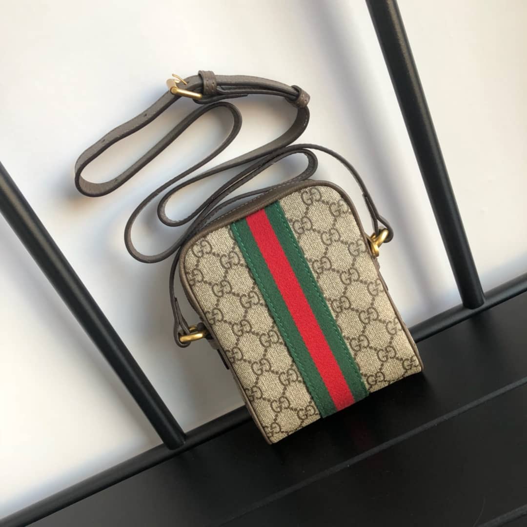 Gucci Ophidia Small GG Canvas Messenger Bag Replica 547926 - DEEPREPS