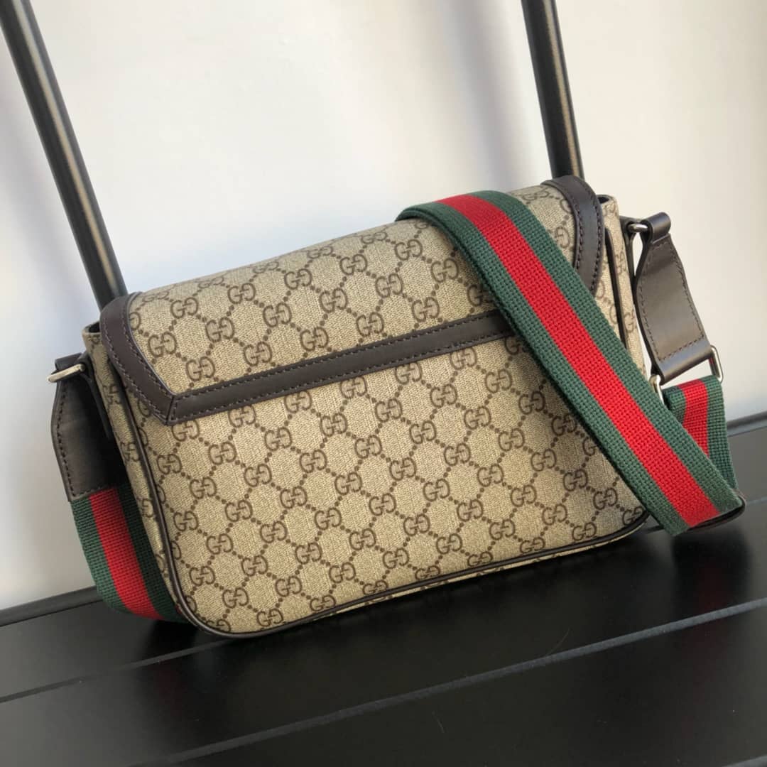 Gucci GG Guccissima Medium Canvas Crossbody Bag Replica 449172 - DEEPREPS