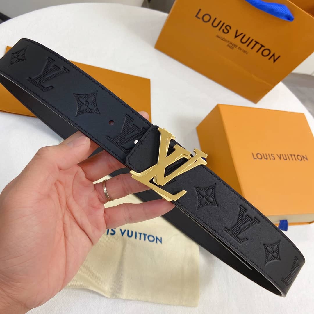 Knockoff Louis Vuitton Logo Belt 40mm - DEEPREPS