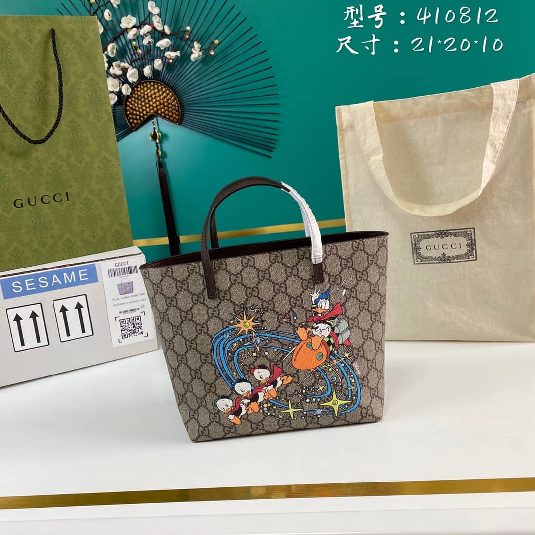Gucci Children GG Supreme Tote Replica 410812 - DEEPREPS