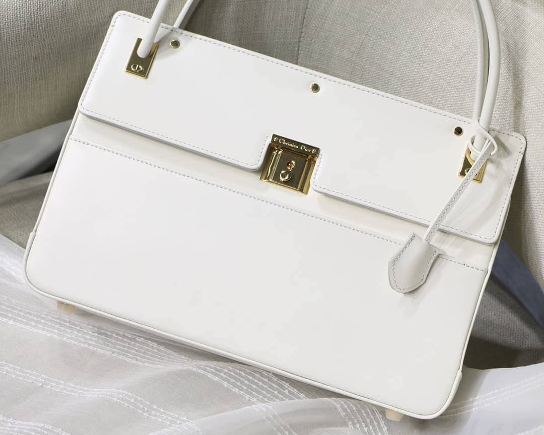 Dior Latte Smooth Calfskin Parisienne Bag - DEEPREPS