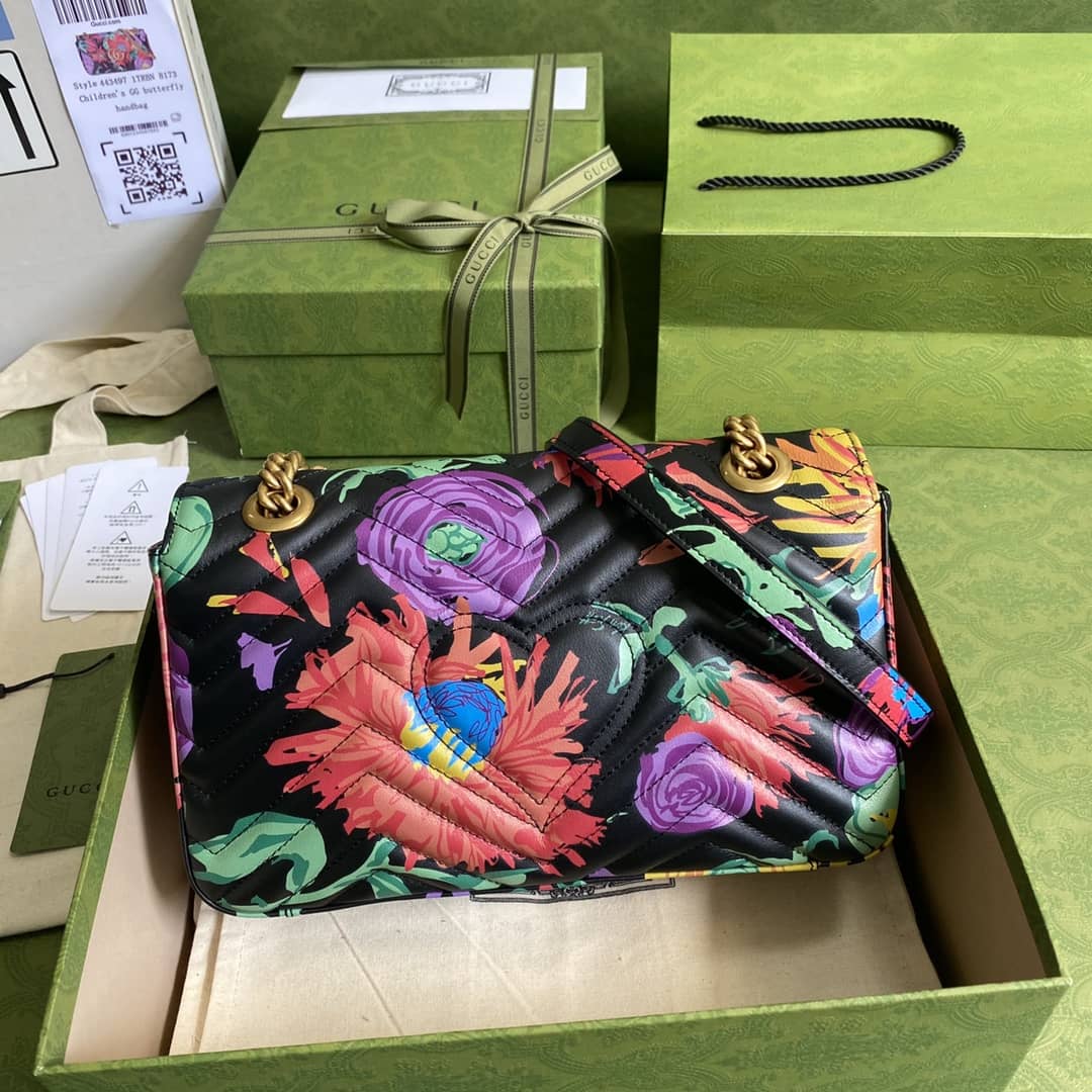 Gucci Marmont GG Small matelassé Shoulder Bag Replica 443497 - DEEPREPS