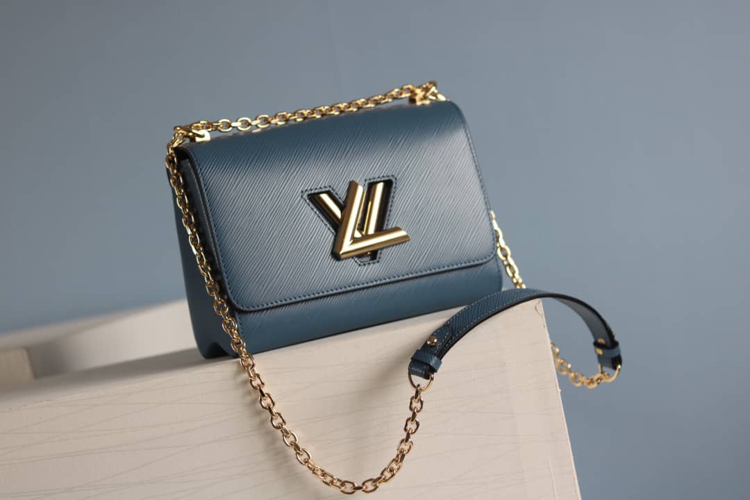 Louis Vuitton Twist Bag Blue Replica M50281 - DEEPREPS