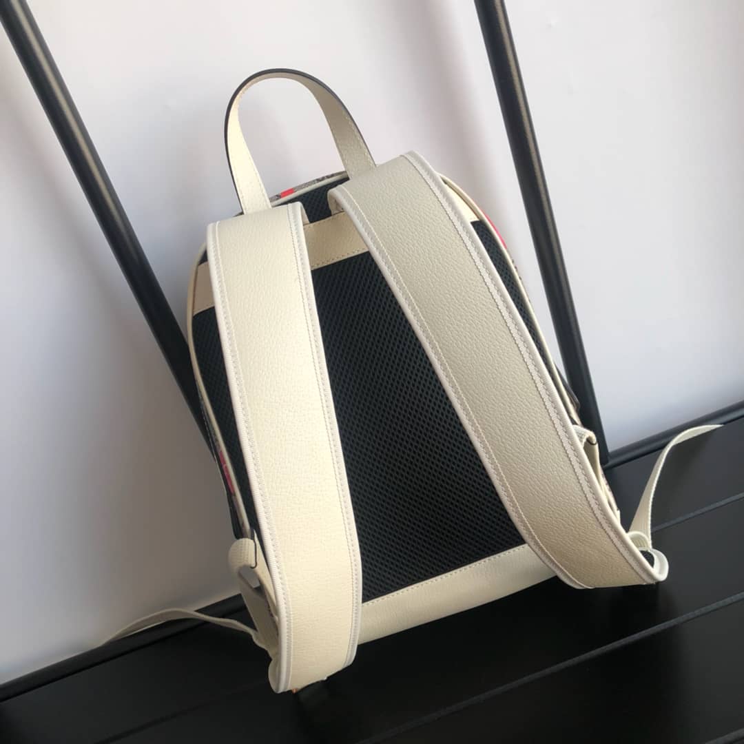 Gucci Ophidia Flora Small GG Supreme Canvas Replica Backpack Beige 547965 - DEEPREPS