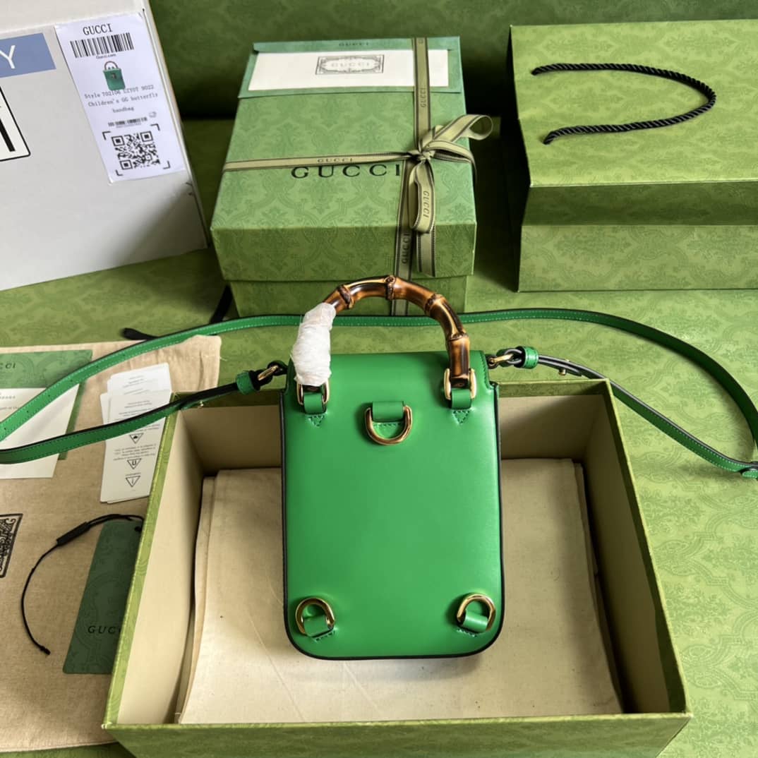 Gucci Bamboo Mini Crossbody Handbag 702106 Replica - DEEPREPS