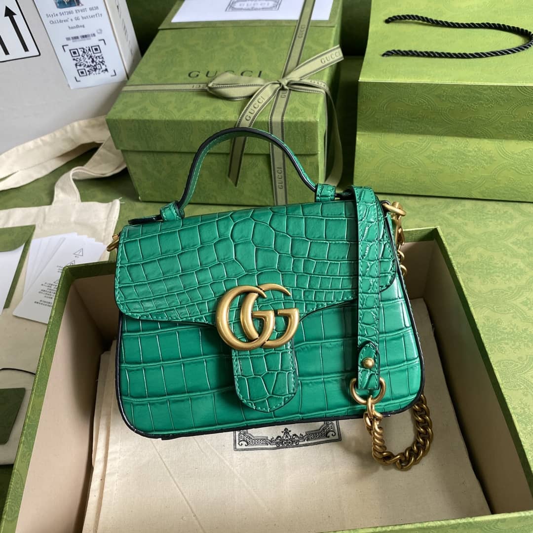 Gucci Marmont GG Mini Top Handle Bag Replica 547260 - DEEPREPS