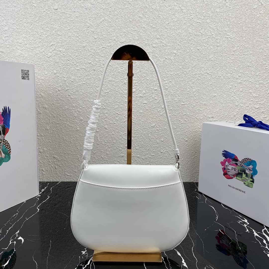 Prada Cleo Bag Dupe Brushed Leather Flap Replica Shoulder Bag - DEEPREPS