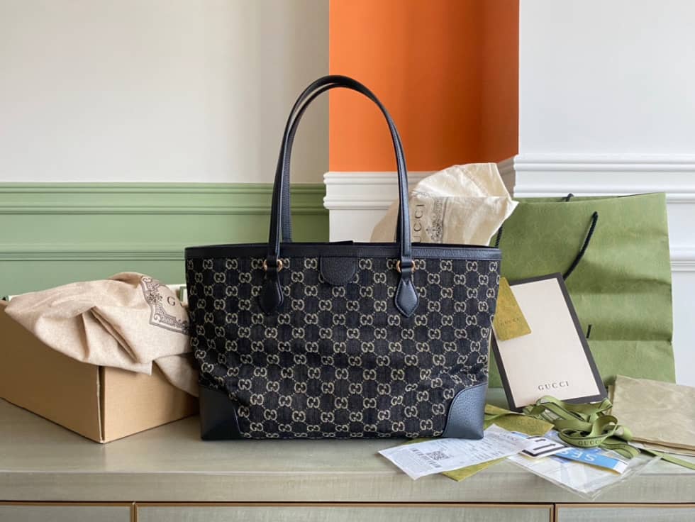 Gucci Ophidia Medium GG Supreme Canvas Tote Bag 631685 Replica - DEEPREPS