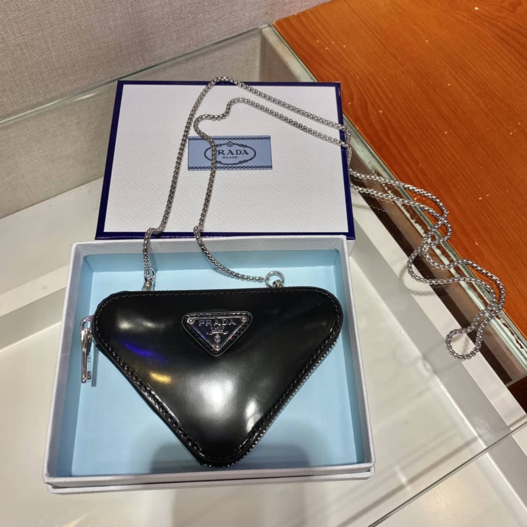 Prada Leather Replica Coin Purse - DEEPREPS