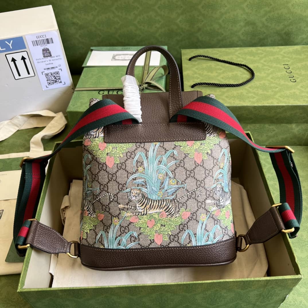 Gucci Backpack With Interlocking G Dark Coffee 674147 Replica - DEEPREPS
