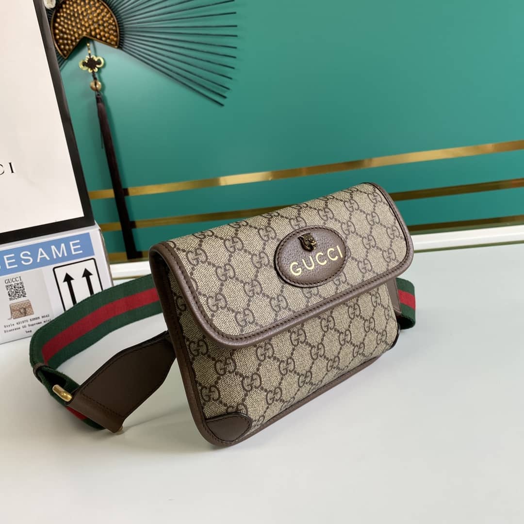 Gucci Totem Web GG Supreme Messenger Bag Replica 489617 - DEEPREPS