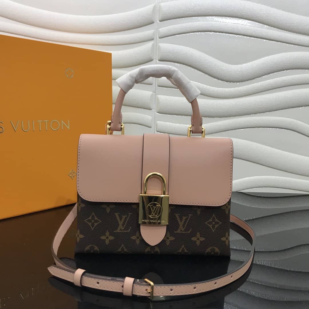 Louis Vuitton Locky BB Replica Crossbody Handbag Pink M44321 - DEEPREPS