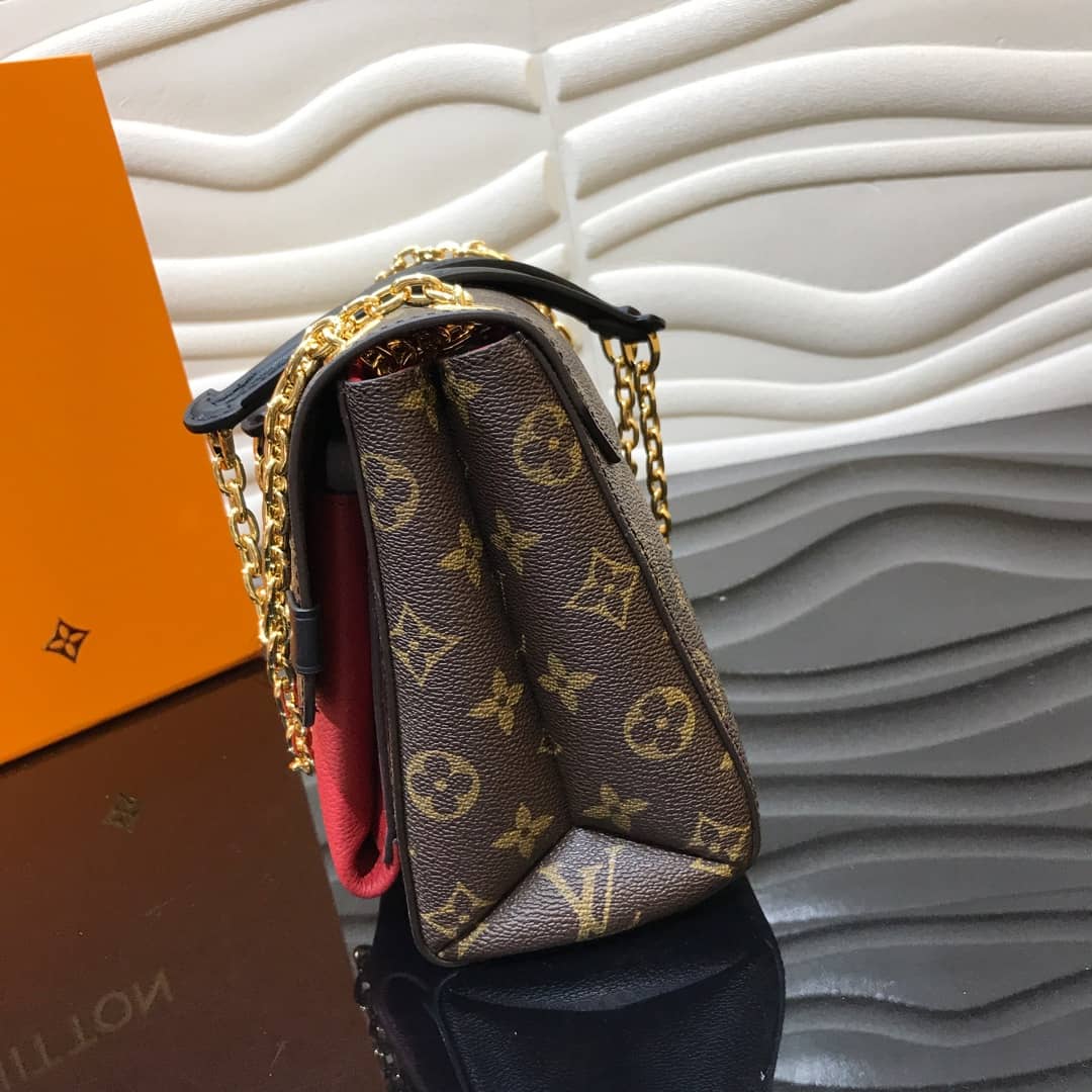 Louis Vuitton Vavin PM Monogram Canvas Replica Bag Red - DEEPREPS