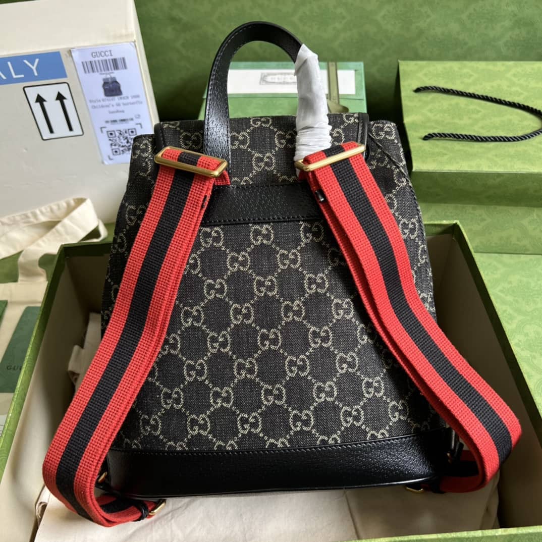 Gucci Backpack With Interlocking G Black 674147 Replica - DEEPREPS