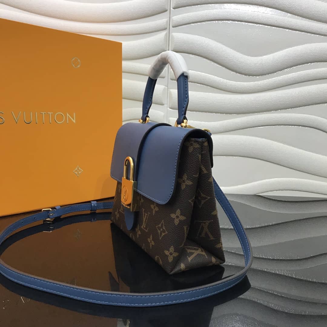 Louis Vuitton Locky BB Replica Crossbody Handbag Blue M44321 - DEEPREPS